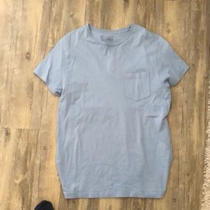 J crew, blue t shirt, m